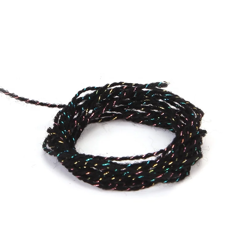 
Craft woven acrylic Lurex wear-resistant hand-knitted yarn 