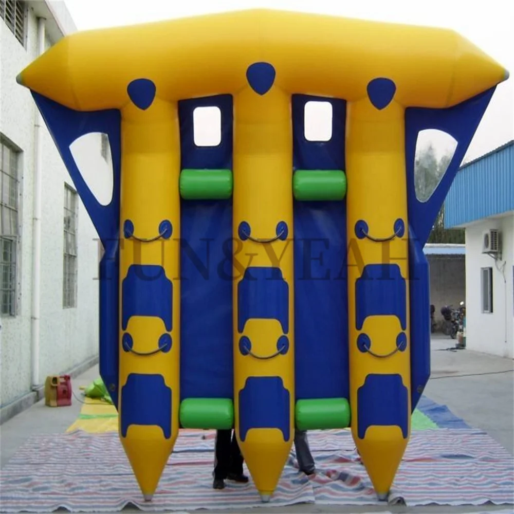 Inflatables float fly fish water sports boat inflatable float tube fishing flying boat pontoon