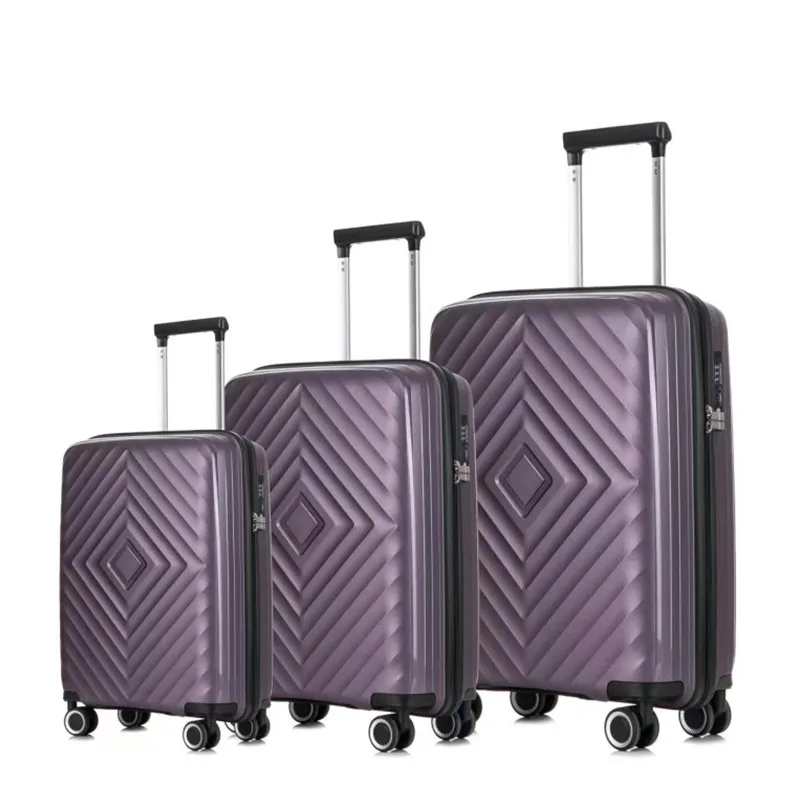 High Quality Customized 100% PP Hard shell Trolley Luggage Bag Wholesale Suitcase for Travel Bag Luggage Sets