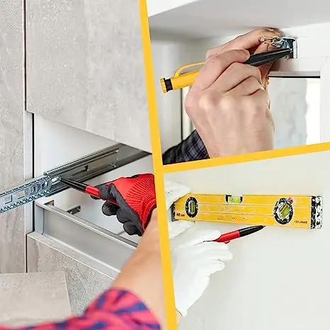 2023 New Design 2.8mm Mechanical Deep hole Marker  Carpentry Pencil with sharpener