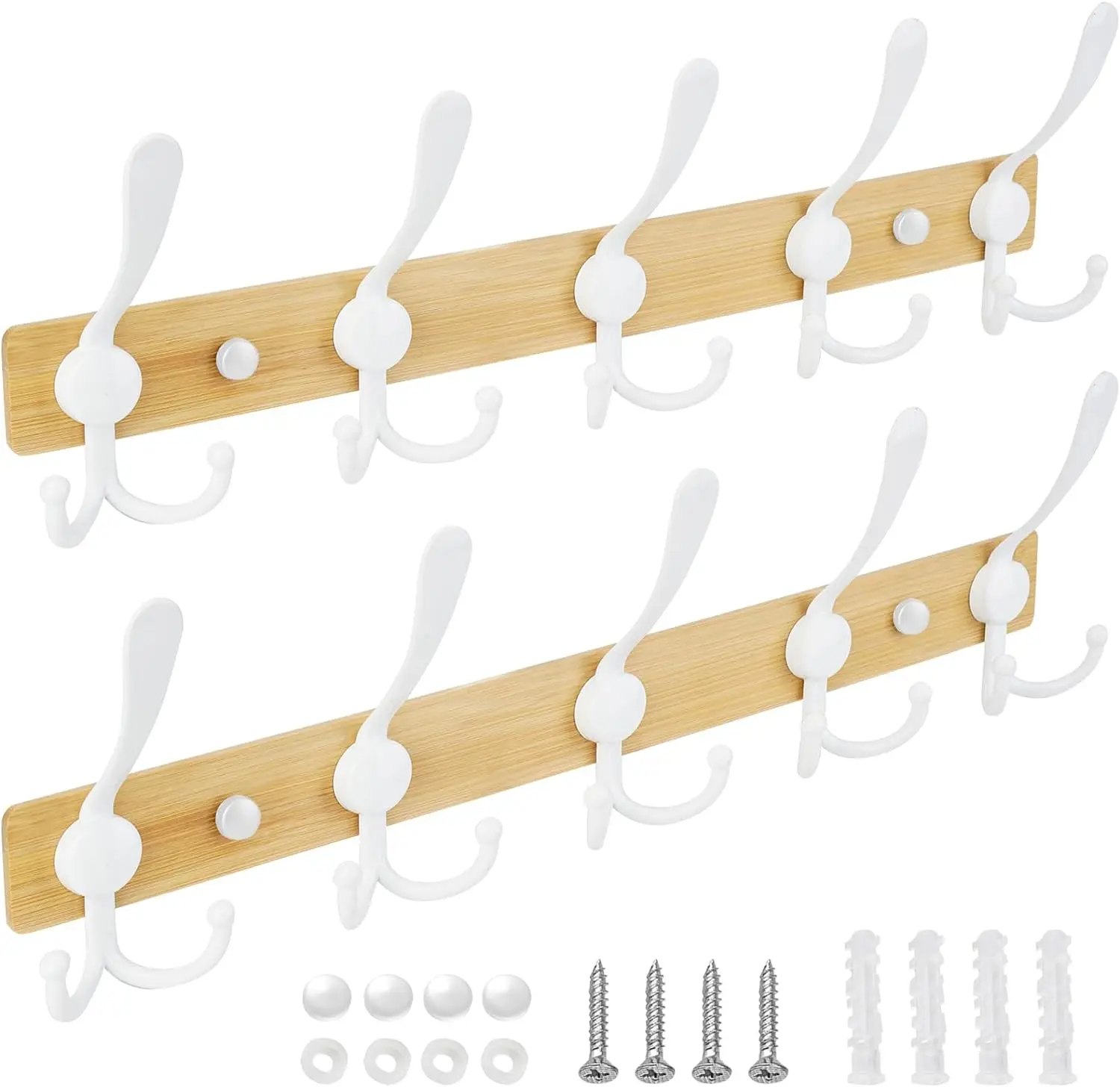 Heavy Duty Bath Towel Hooks Stainless Steel Robe Hooks Holder, Metal Coat Hook for Towel Coat Hat Key Bathroom Bedroom