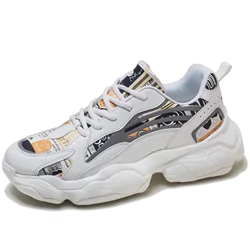 Korean version of platform sports shoes