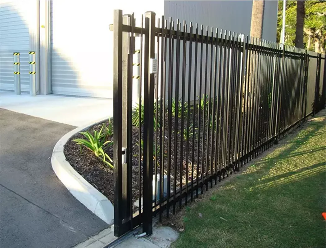 Latest Design Metal Wrought Iron Steel Aluminum Sliding Gate Automatic Entry Main Gate Hot Sale
