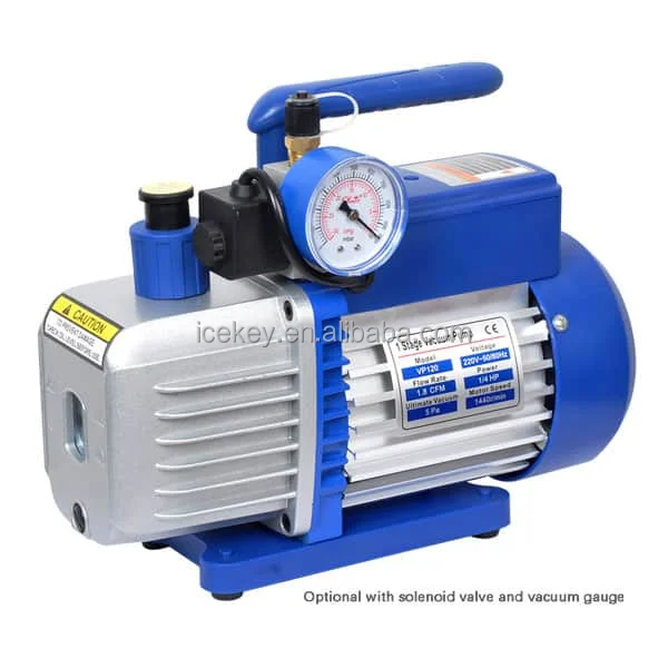 8 CFM Dual Stage Rotary vane vacuum pump 1hp single stage electric vacuum pump wholesale
