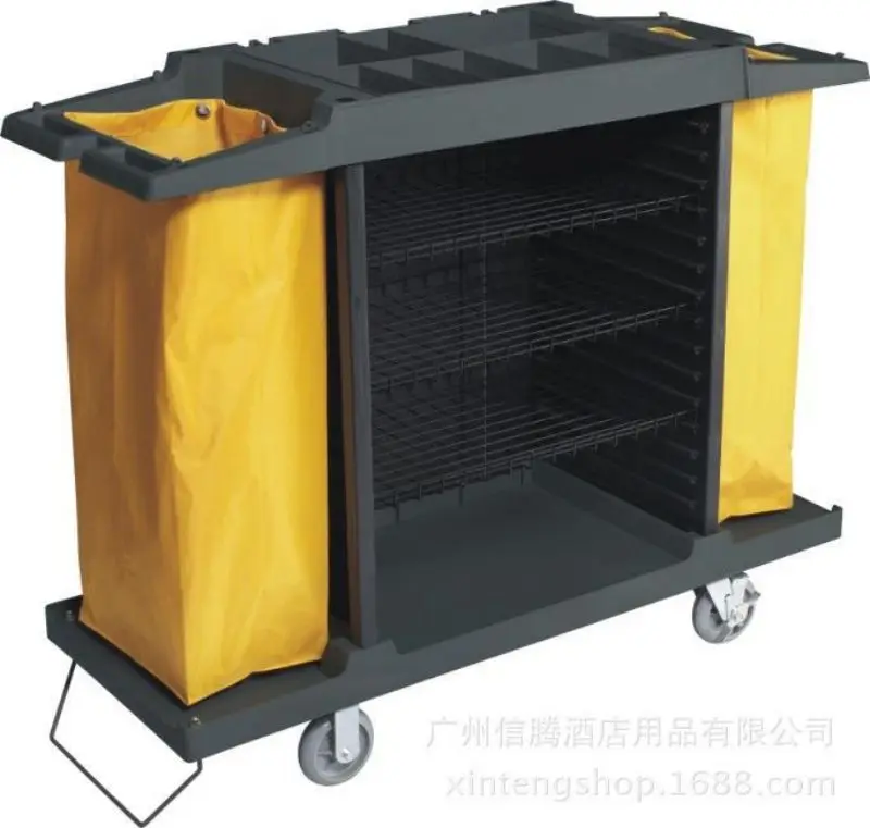 Outdoor Hotel cleaning cart service trolley housekeeping trolley levessi used housekeeping cart Serving Trolleys