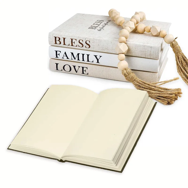 На заказ льняная Обложка декоративные книги Настольный Декор книга 3 шт. Набор для украшения