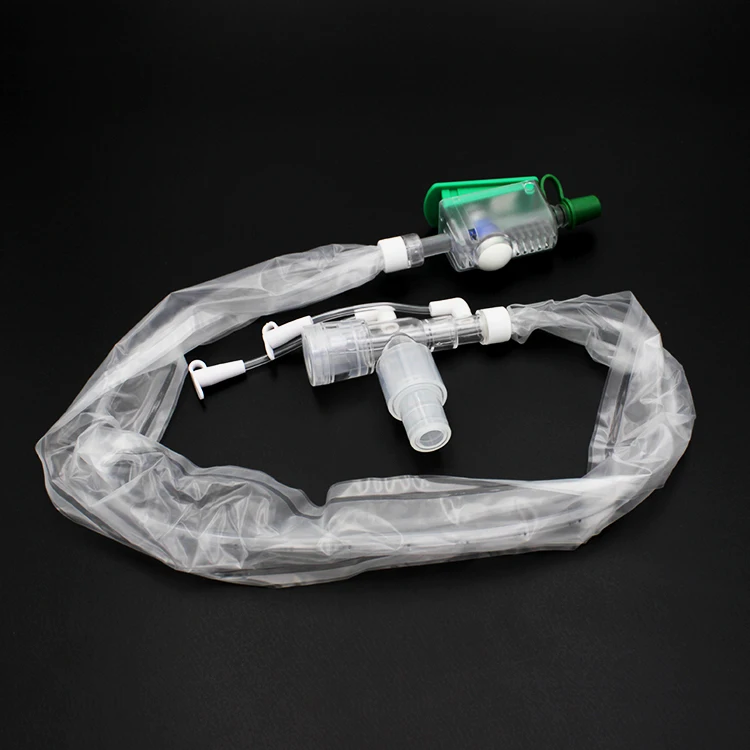 Medical consumables 24 hours disposable closed suction catheter for hospital