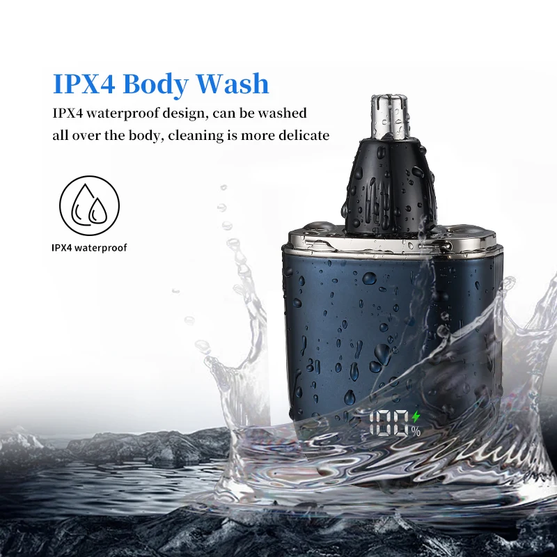 6 In 1 Multifunction Painless Usb Body Epilator Hair Remover Nose Beard Eyebrow Trimmer Men Shaver Mini Nose Hair Trimmer