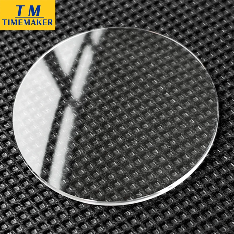 Single dome sapphire glass 18~42mm dia 1.2mm thick watch glass parts OEM Customized High Quality Laser cutting sapphire crystal