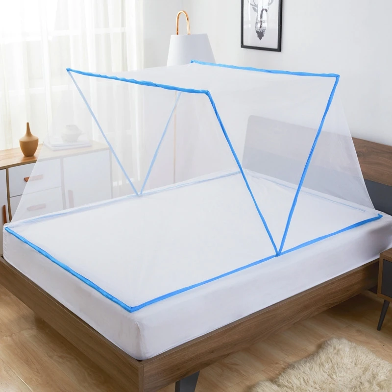  135x190 см Складная москитная сетка для кровати Tiktok Mosquitera Canopy Сетка взрослых легкая быстрая установка складной палатки на открытом