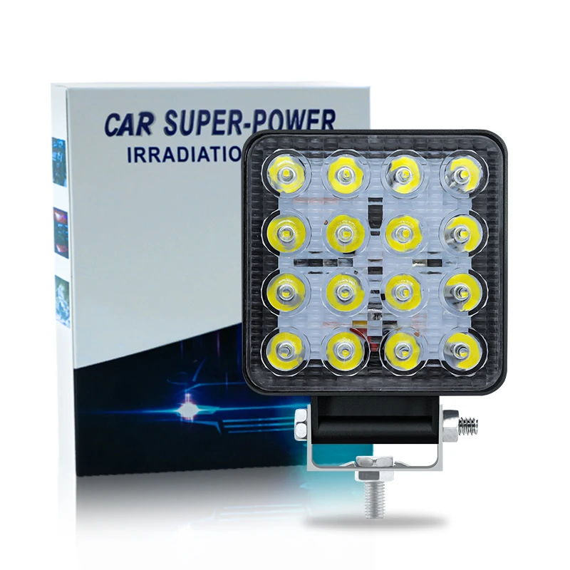 2023 New trend 4 inch 48w off road lights trucks 48mm aluminum off road flood lights led work light for trucks motorcycle