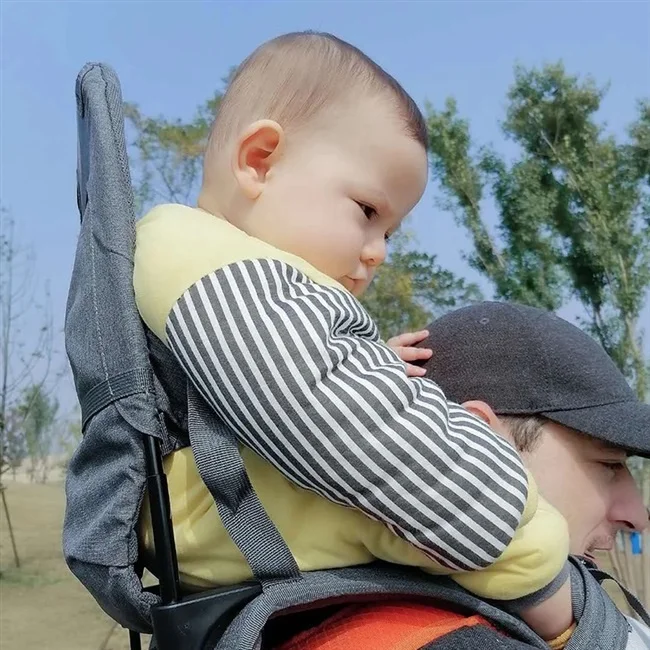 Foldable Shoulder Back Baby Carrier Hiking Portabebes Portabebes Senderismo Travel Baby Back Carrier Baby Hiking Carrier