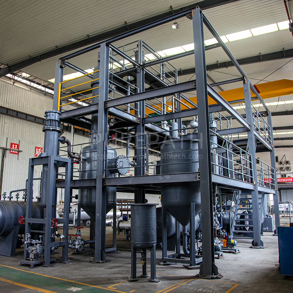 Furnace Heating with Safety Operation Refining Used Engine Oil diesel