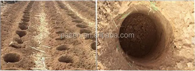 Small hand tree planting digging machine/Manual soil auger drill farm earth hole drilling machine