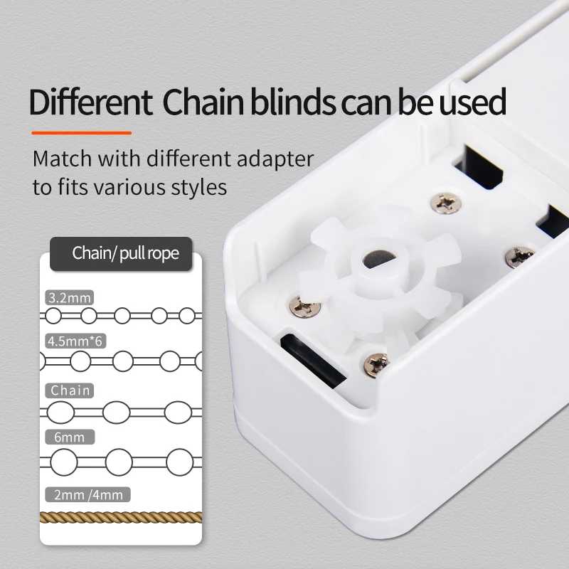 Tuya Smart Wifi Curtain Motor APP Control Zigbee Curtain Motor Electrical Chain Blinds Motor