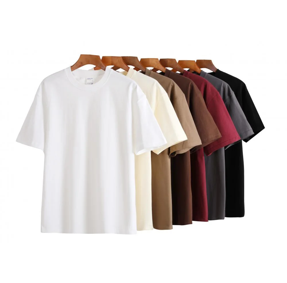 Wholesale Factory 100% Cotton Oversize T-Shirts Unisex Blank Sports Plain Printing T-Shirt OEM Custom Logo T-Shirt