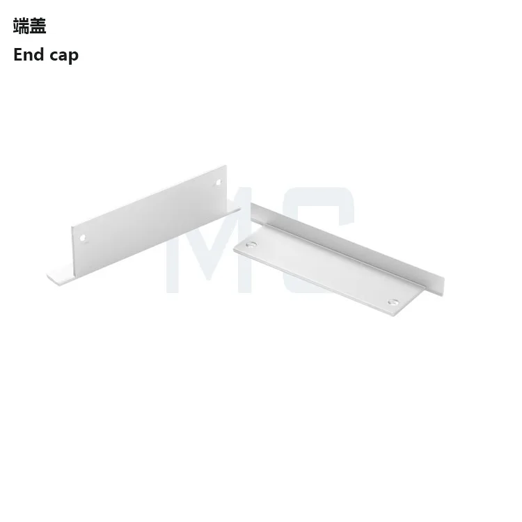 120mm foshan gypsum led l profile aluminium extrusion painted black/white tape aluminum channel