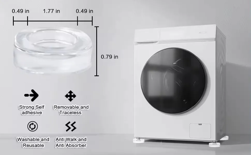 Hot Selling Anti Vibration Pads for Washing Machine and Dryer Washing Machine Support Prevent Moving