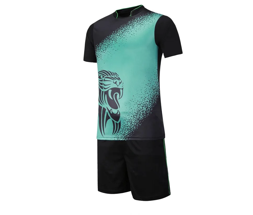 Youth Kids Football Jerseys Sets Child Football Shirts Sport Kit Clothing Uniforms Soccer Training Suits Print Custom Write