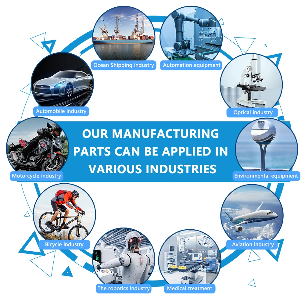 PFT CNC machining services engineering field black oxidation aluminum parts threaded pipe connection adapters