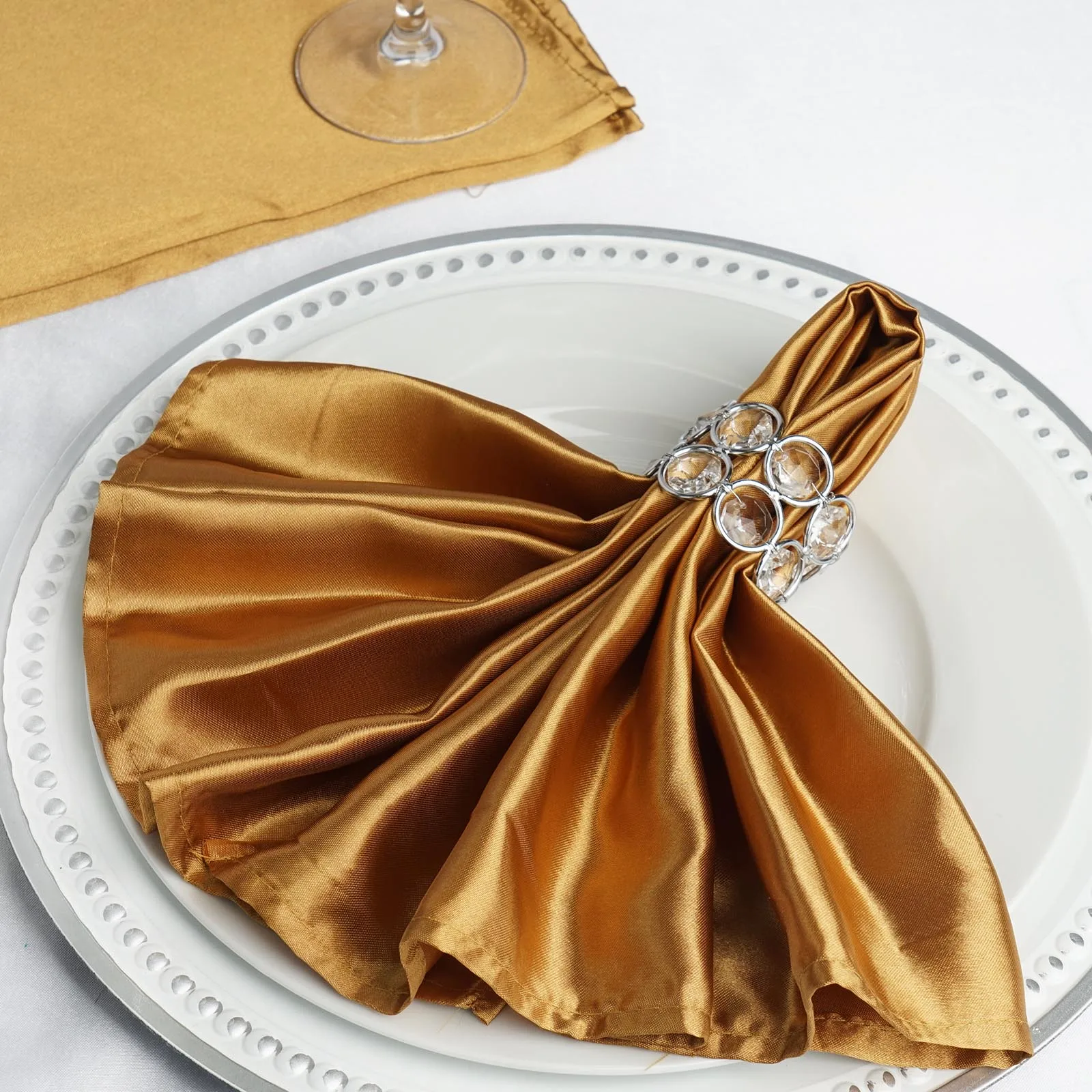 Hot Sale Wedding Cloth Napkins Restaurant Cloth Dinner Satin Table Napkins for Wedding Decoration Banquet Hotel Party