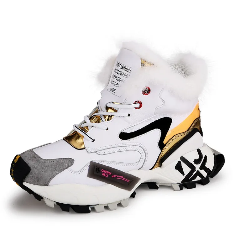 
 Женские плюшевые кроссовки на заказ, женская спортивная обувь на осень и зиму с бархатной подкладкой, женская теплая повседневная обувь  