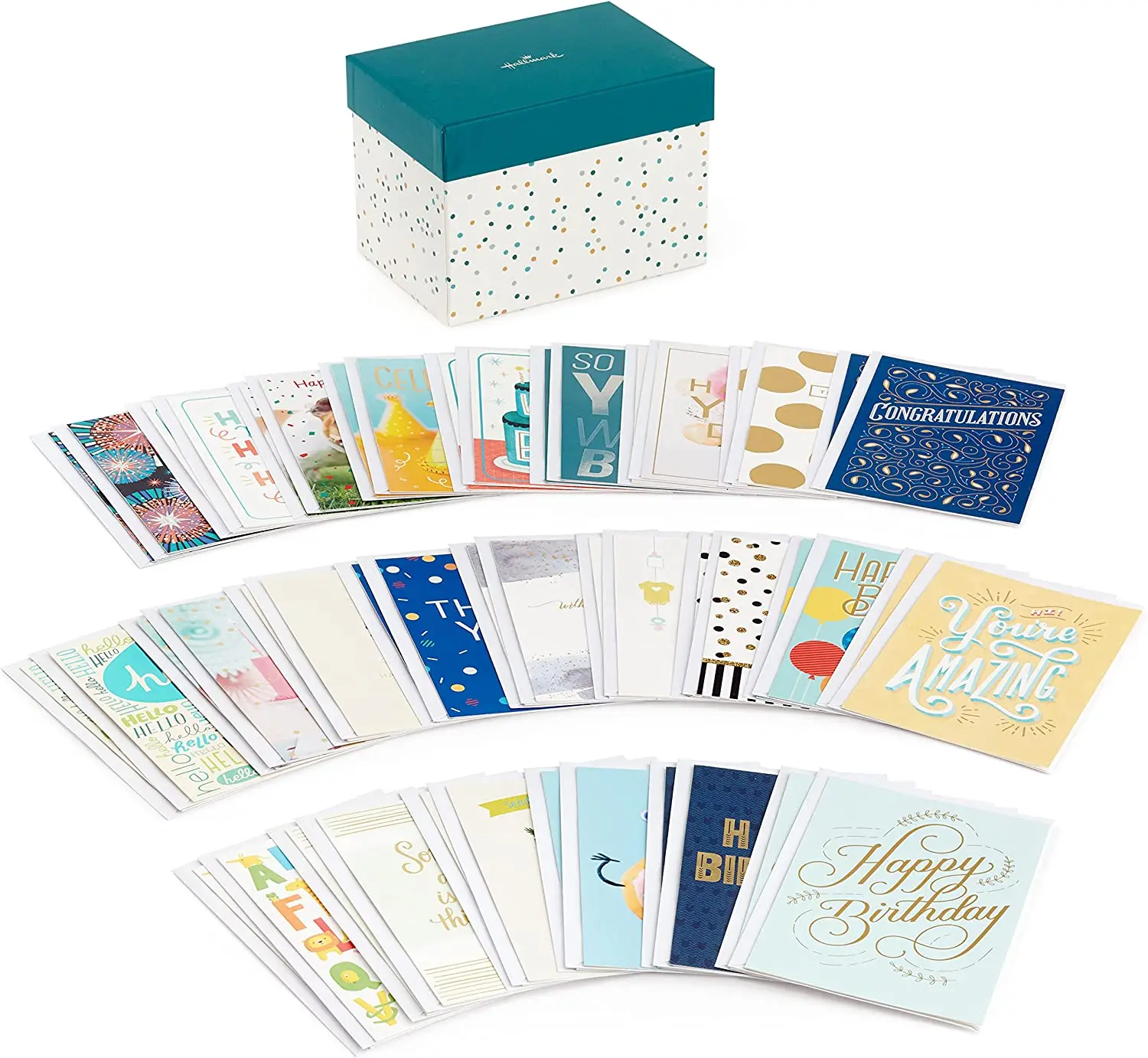 Custom Printing Paper Gift Christmas Happy Birthday Thank You Greeting Cards with Envelope