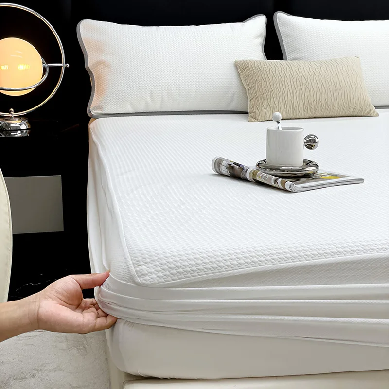Protector bed cover Customized mattress protector Wholesale cotton fitted waterproof mattress cover