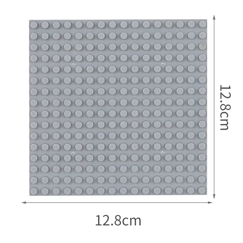 Educational toys Double-sided 16*16 hole Right Angle Small Size Plastic baseboard Classic DIY MOC Building blocks wall for kids