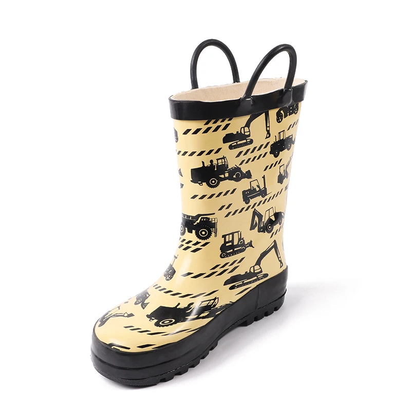 Support customization Quick-Drying Waterproof Light Weight Wellies Kids Shoes Rain Boots