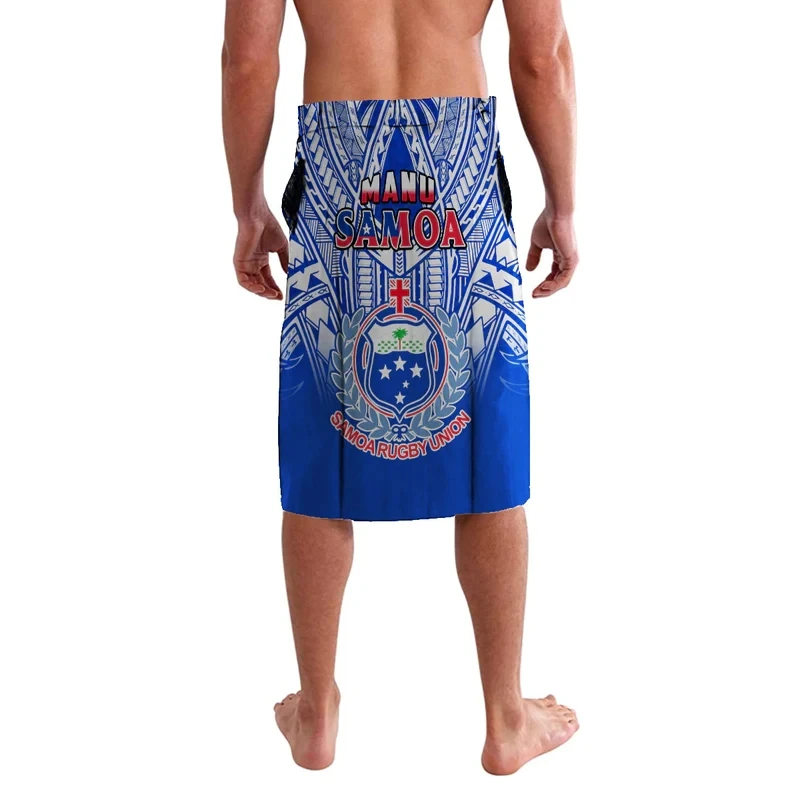 Samoa Lavalava Samoan Clothing OEM Wholesale Tribal Style Design Bonfire Party Men Dress OEM Wholesale Island Clothes Customize