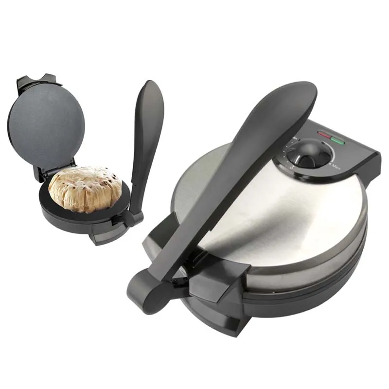 Stainless Steel Non Stick Tortilla And Rotimaker 8 inch 110 Volt for USA Plug