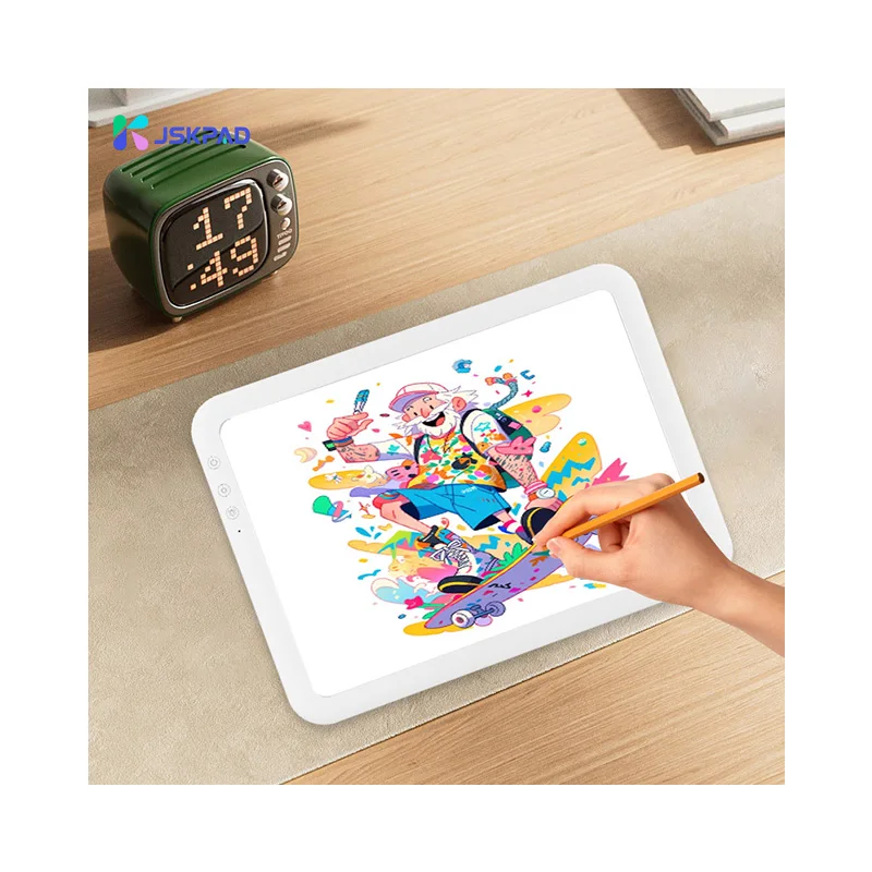 Architectural Kids Children Cartoon 6 Level Dimmable Portable Light Up Drawing Box Copying Board Tracing Led Light Pad