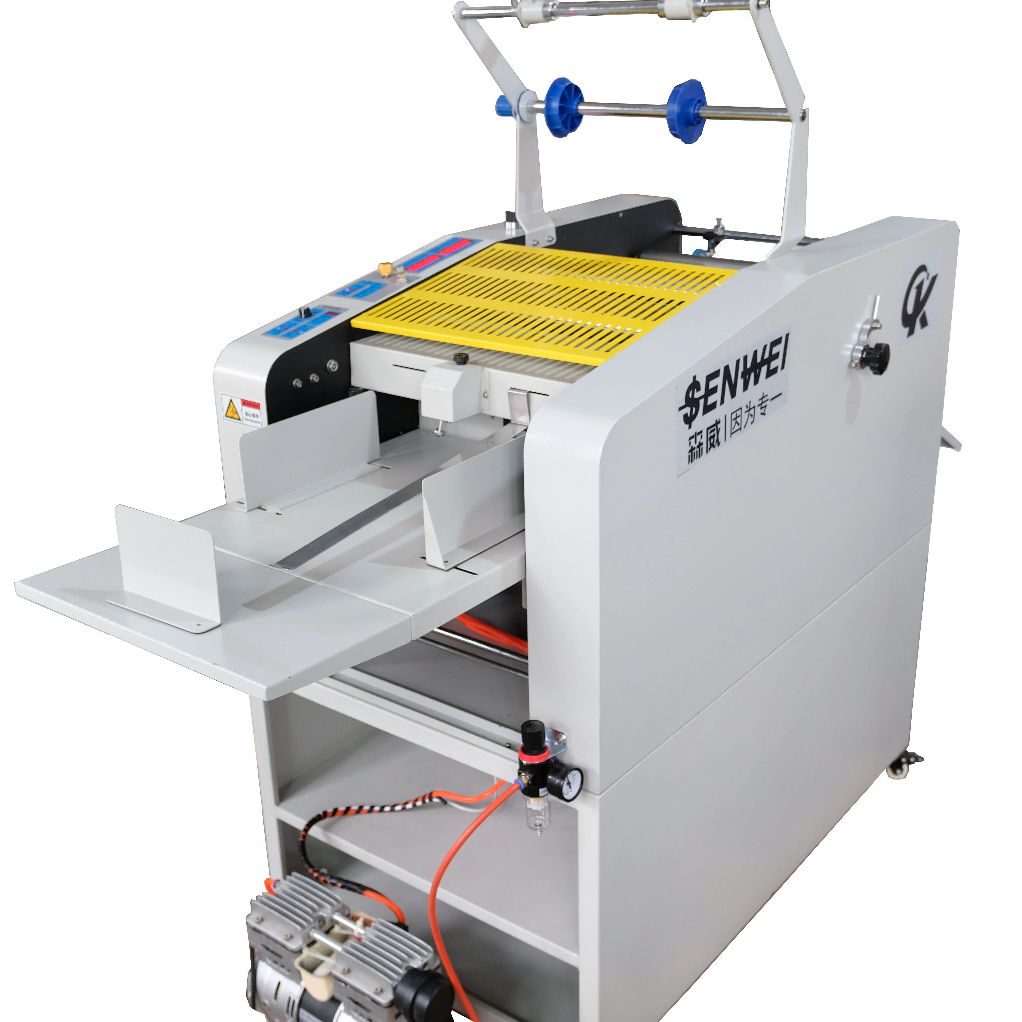 Small electric cold roll laminator to laminating machine for A2 size