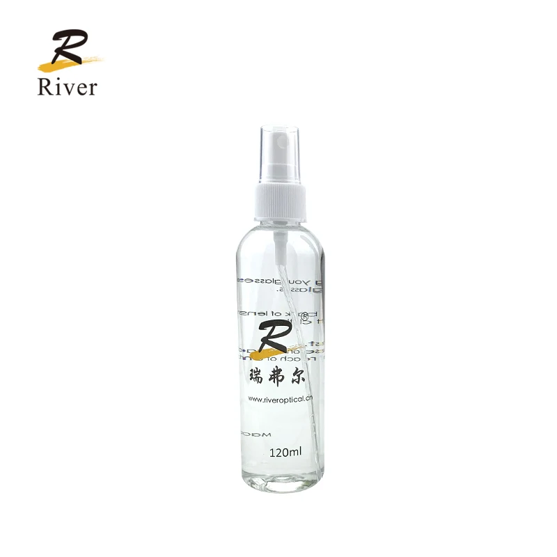 River wholesale 120ml large optical spray liquid lens glasses cleaner