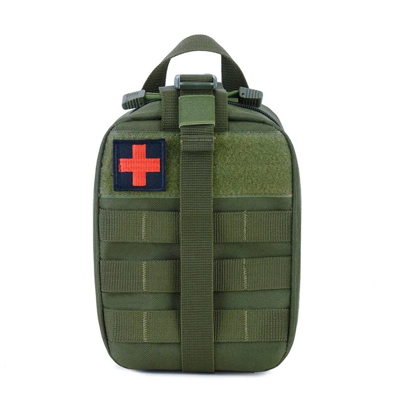 Hot Wholesale Unisex Tactical Medical Bag First Aid Kit with Zipper Closure Polyester Lining for emergency Use