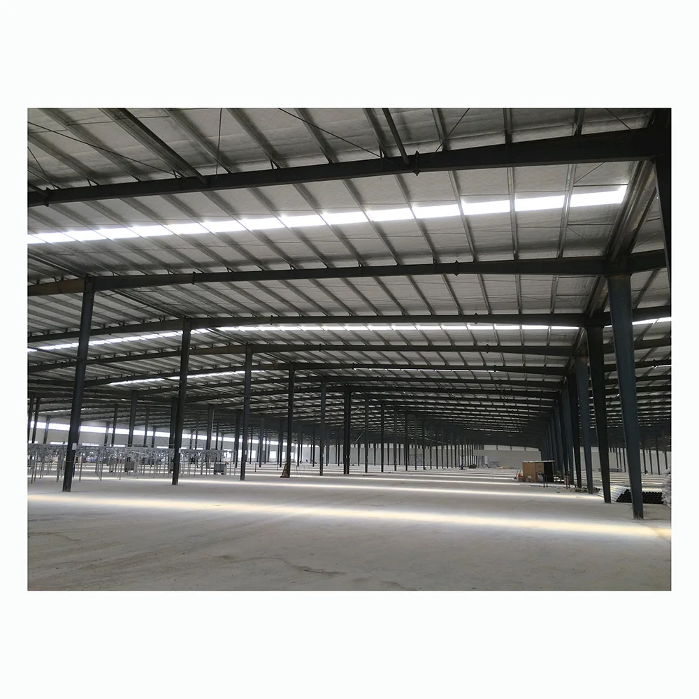 China Prefab Large Span Good Quality Steel Construction Metal Prefabricated Light Steel Structures Project Workshop Building