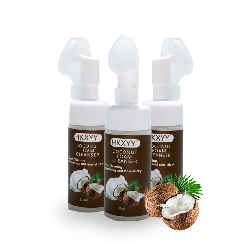 Private Label Customized Organic Face Wash Soothes and Brightens Skin Natural Vegan Coconut Foaming Foaming Cleanser