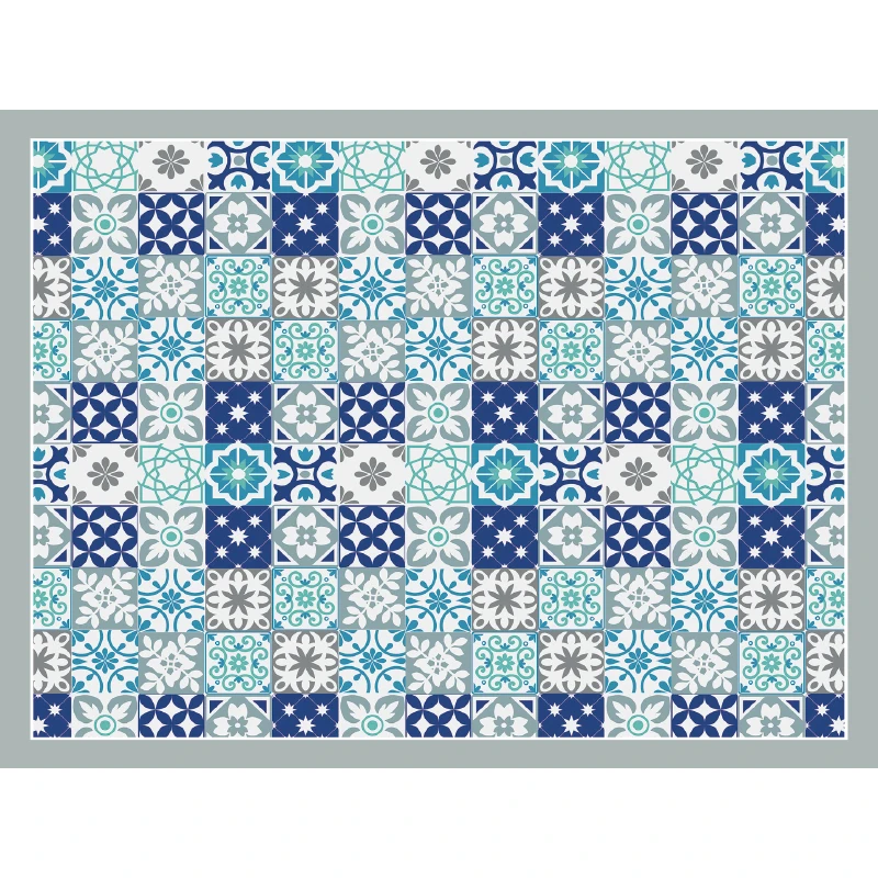 Factory Direct Sale Non Slip Home Decor Printed fur rubber carpet