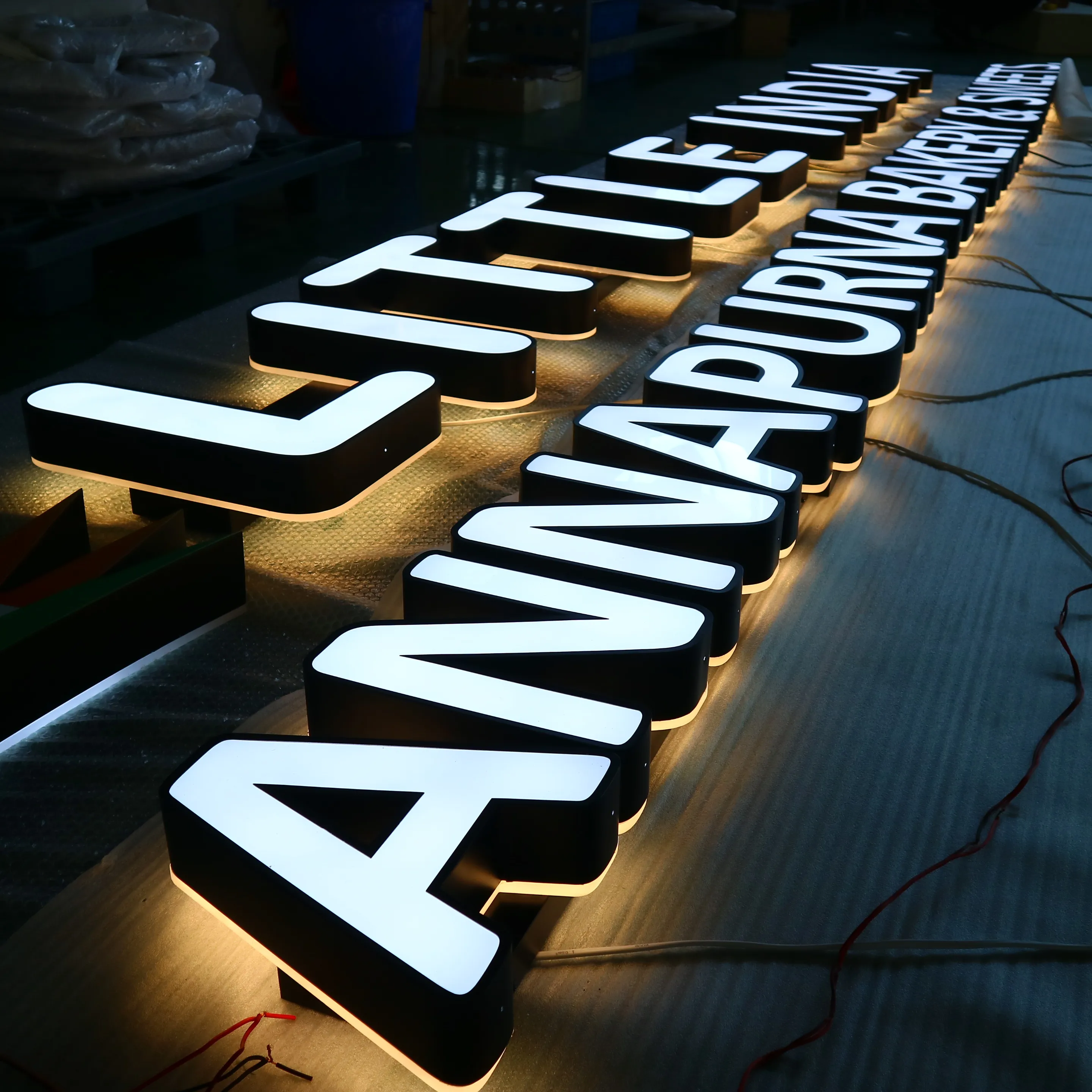 Outdoor Exterior Store Retail Building Signage Sign Logo Shop Channel Letter Company Outdoor Backlit Signage
