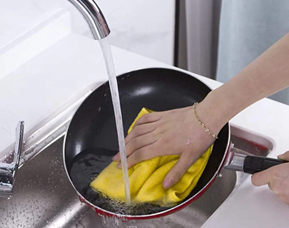 300gsm 30cm x30cm Microfiber Cleaning Cloths Best Seller in Reusable Cleaning Cloths made by Direct Microfiber Manufacturer