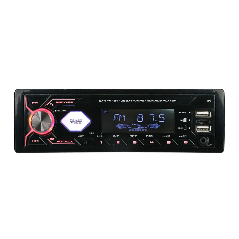  Оптовая продажа с фабрики 1 Din автомобильный mp3-радиоплеер стерео аудиосистема ЖК-дисплеем BT AUX для автомобильного приборной