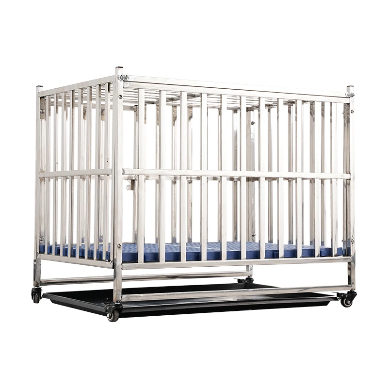 Professional Manufacturer Large Assembled Dog Cages High Bearing Corrosion Resistant Stainless Steel Dog Cage