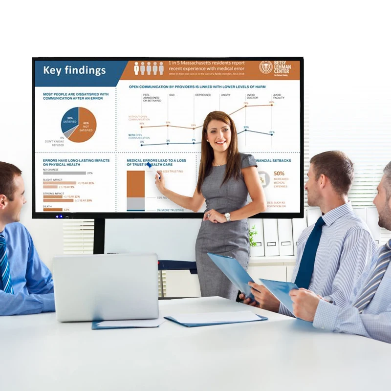 Wholesale 86 Inch School Multi Lcd Touch Screen All In One Display Panel Interactive Digital White Smart Board Price