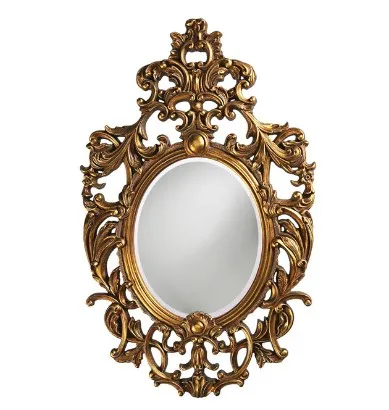 Victorian Mirror triple head border style home hotel Victorian frame Floor Beveled Carved Decor wooden engraving Carving Mirror