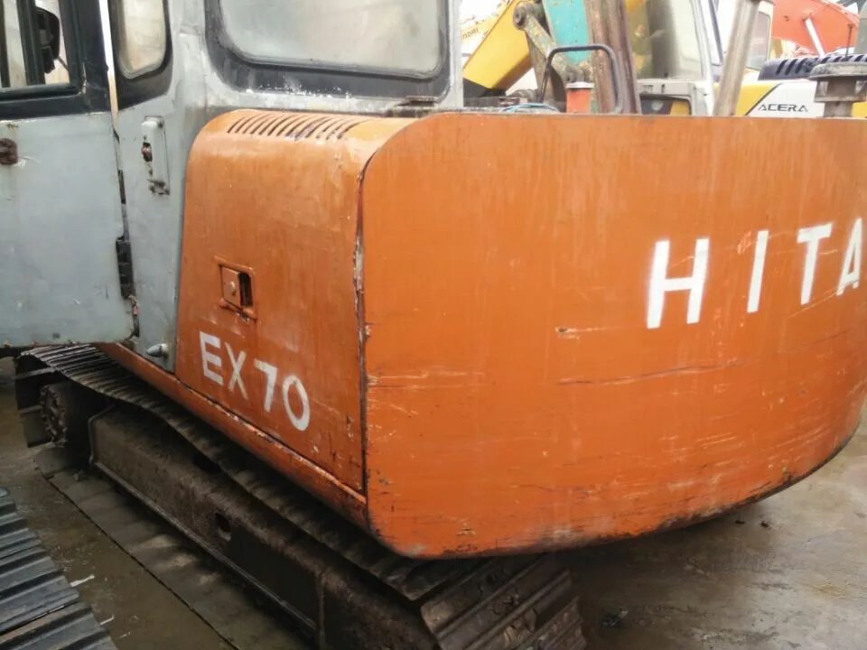 Used Hitachi EX70 Hydraulic Excavator Crawler Digger CE EPA  Good Quality hot sale Excavators