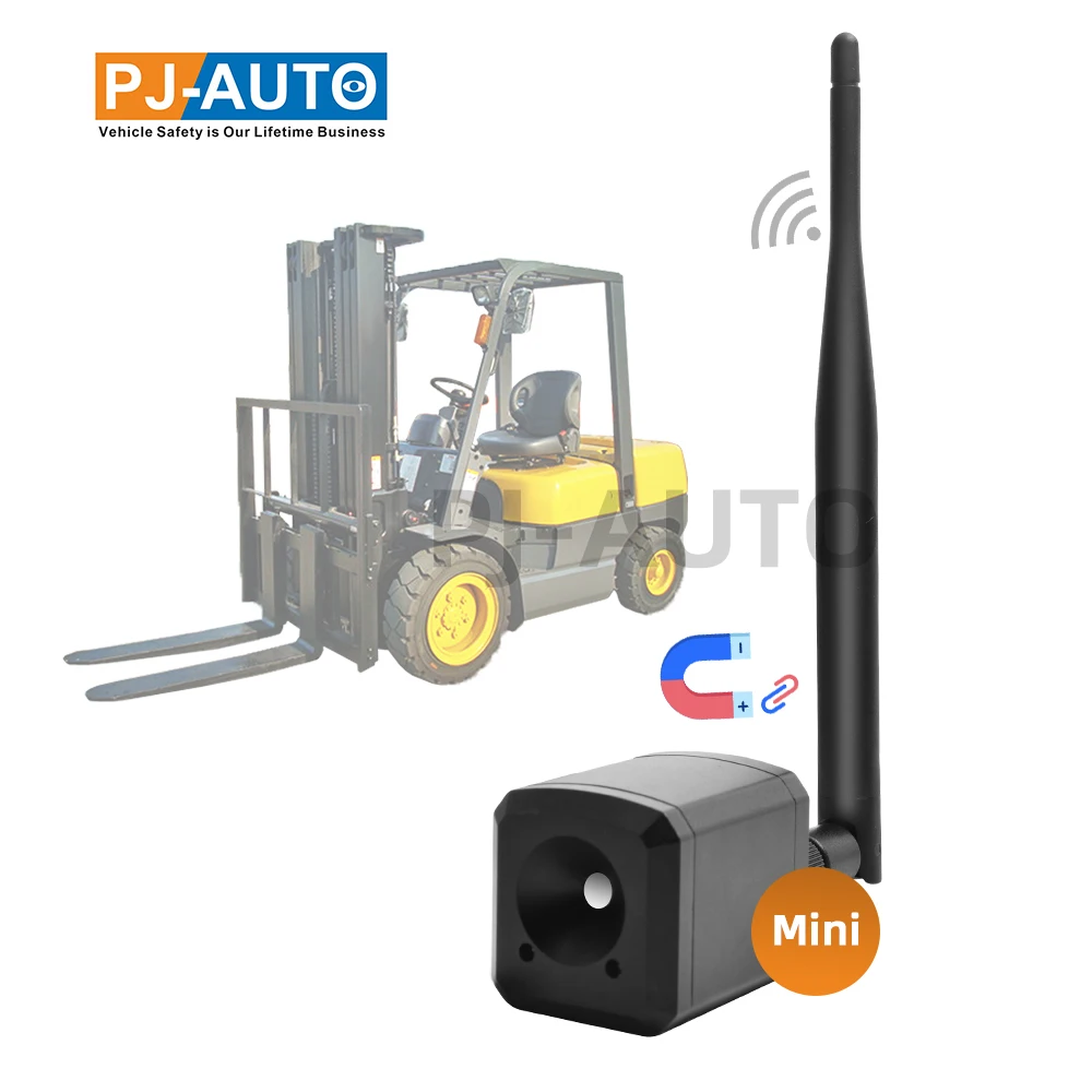 PJAUTO AHD digital wireless car backup camera kit for forklifts and box trucks with mini camera monitoring system.