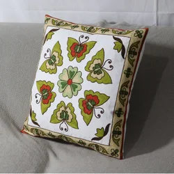 Wholesale Vintage Style Luxury Tapestry Embroidered Cushion Cover Sofa Throw Pillow Case Indian Suzani throw Hippie Bohemian