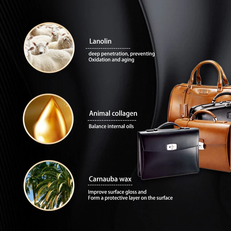 Factory wholesale brown and black colorless nourishing leather shoe care shiny shoe cream polish