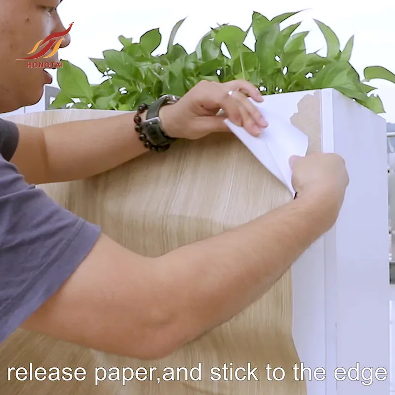 premium wood grain dark red gloss vinyl walnut adhesive vinyl mdf paper furniture sticker